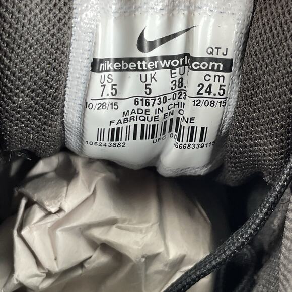 Nike Air Max 90 Women’s Size 7.5 Black White Leather Mesh Running Sneakers Shoes - Picture 9 of 9